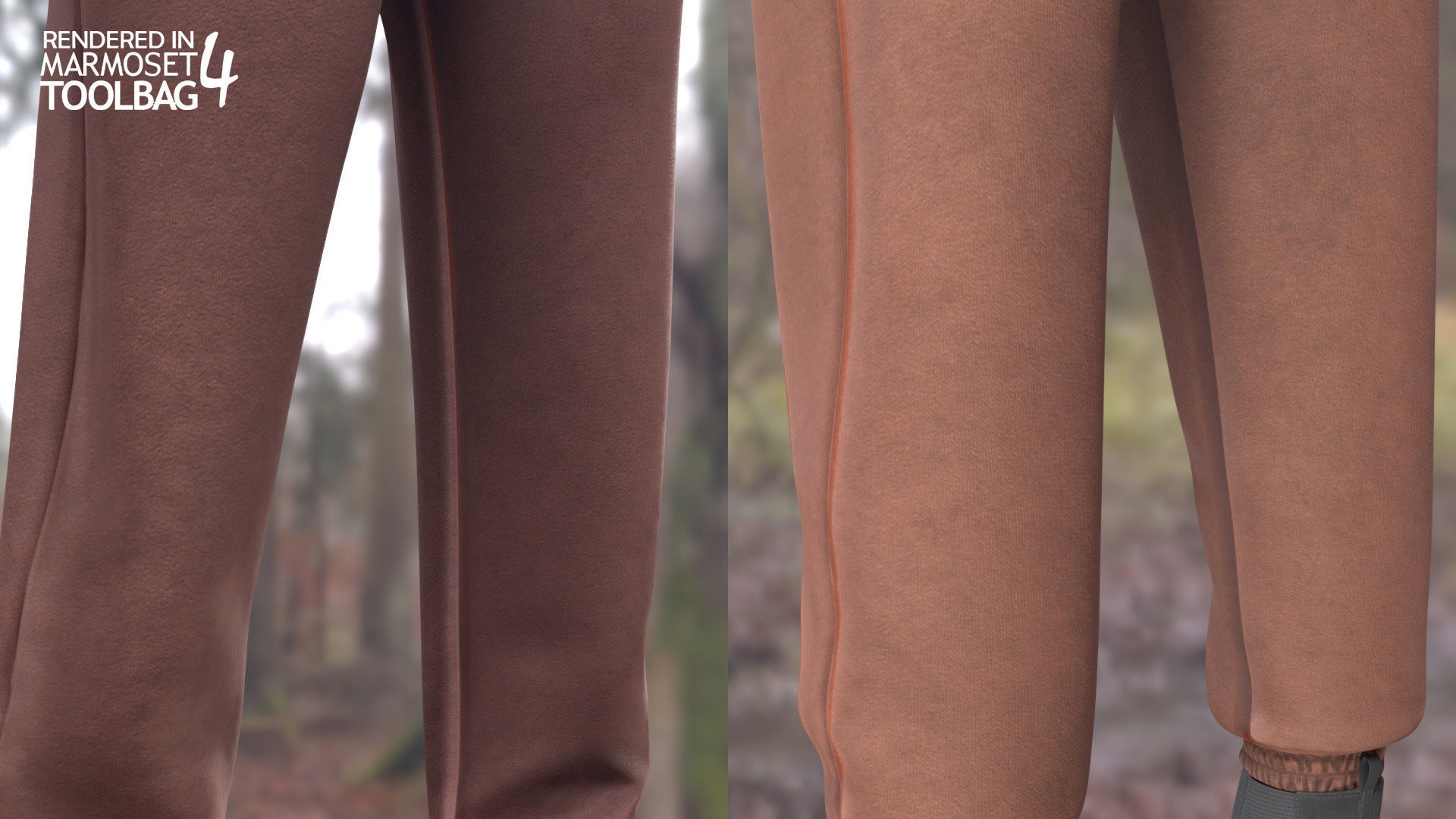 Woman in Autumn Outfit - Modular - Rigged Low-poly 3D model_12