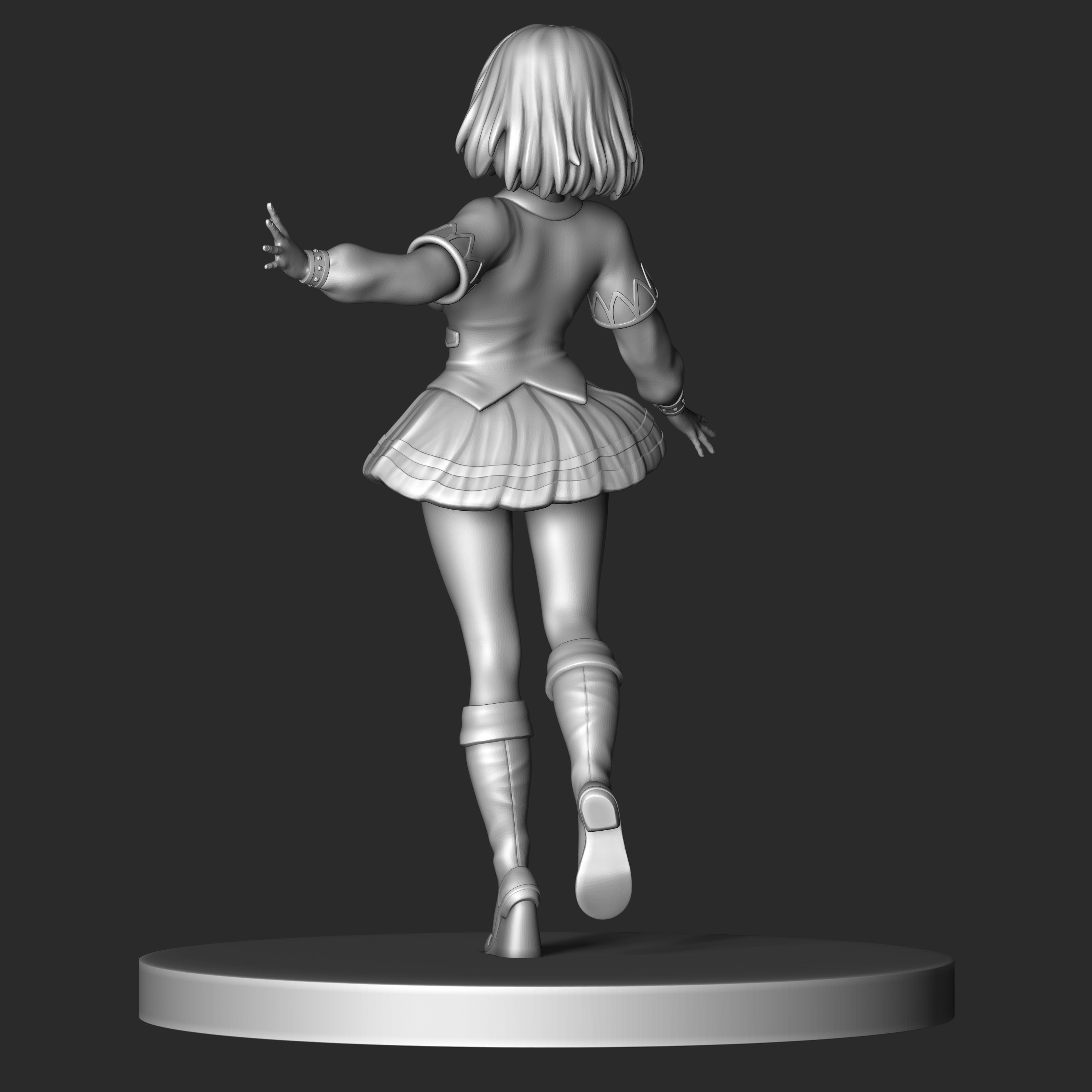ESHUNE from the anime Futoku no Guild 3D print model_7