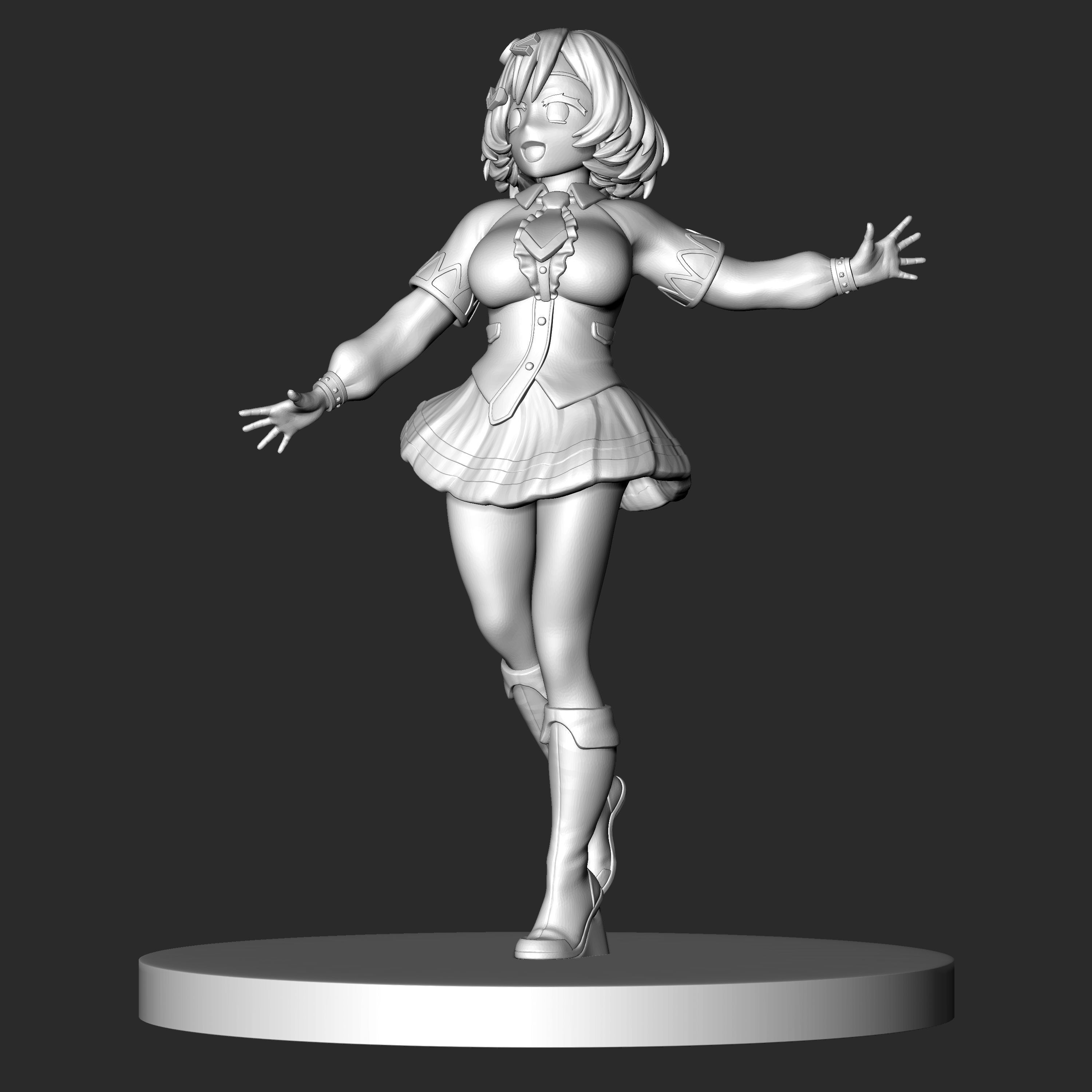 ESHUNE from the anime Futoku no Guild 3D print model_9