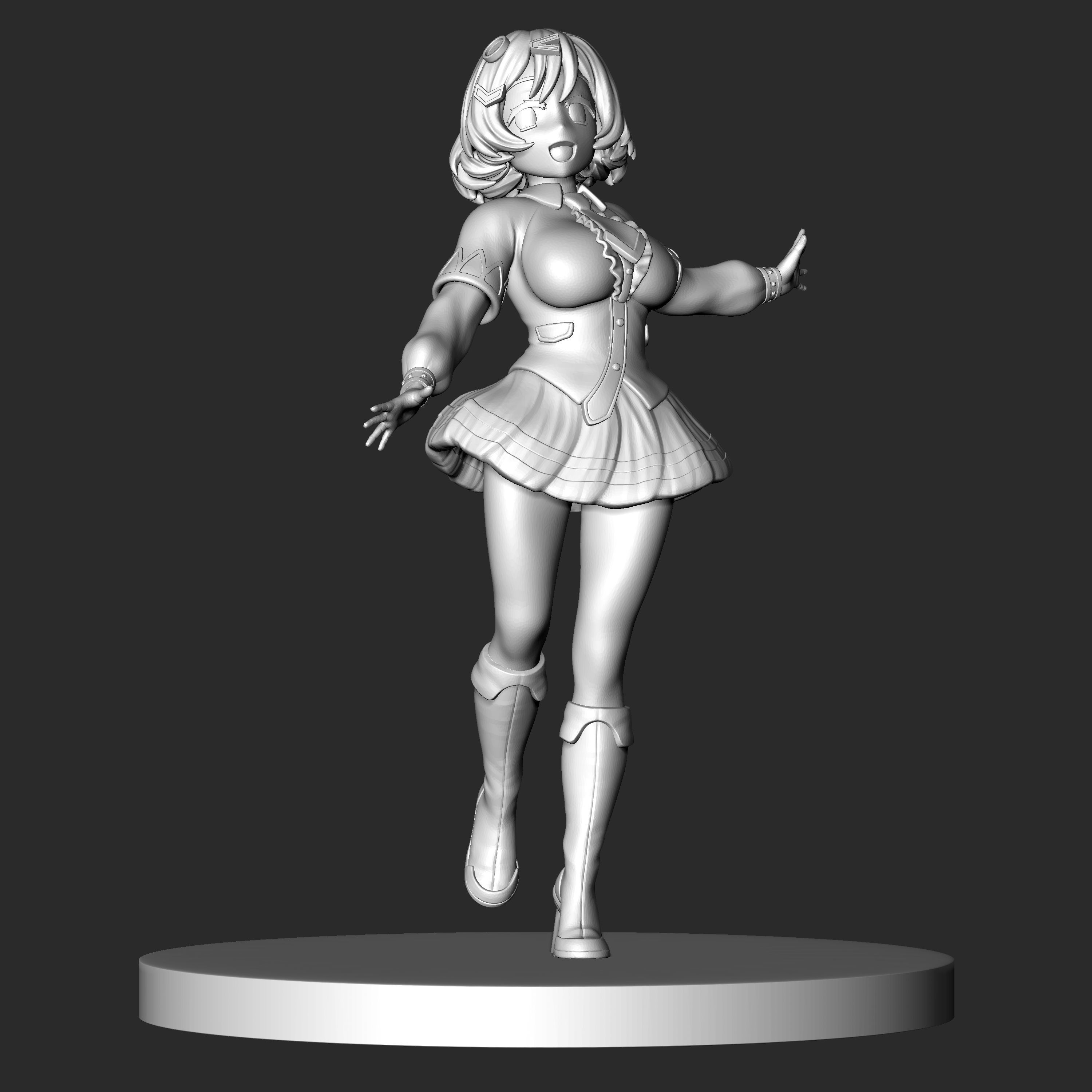 ESHUNE from the anime Futoku no Guild 3D print model_16