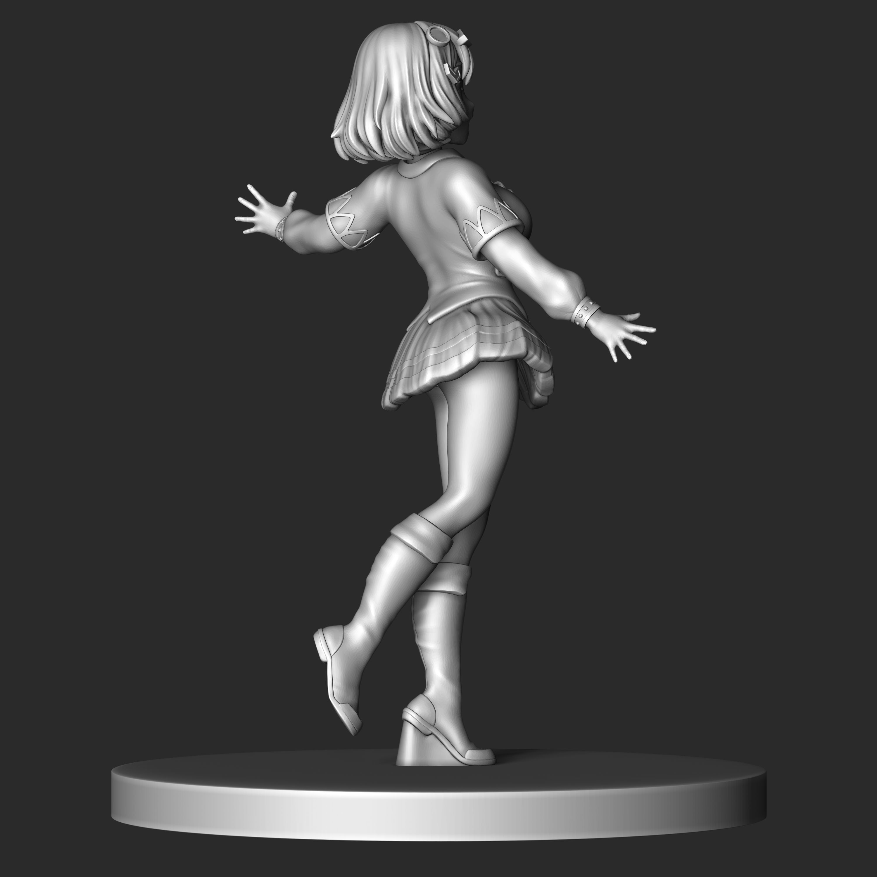 ESHUNE from the anime Futoku no Guild 3D print model_5