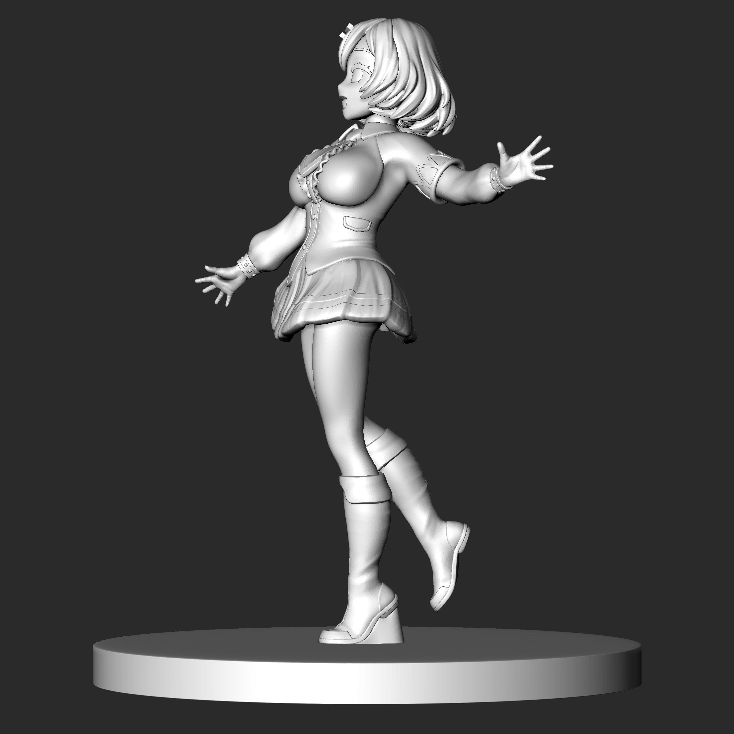 ESHUNE from the anime Futoku no Guild 3D print model_10