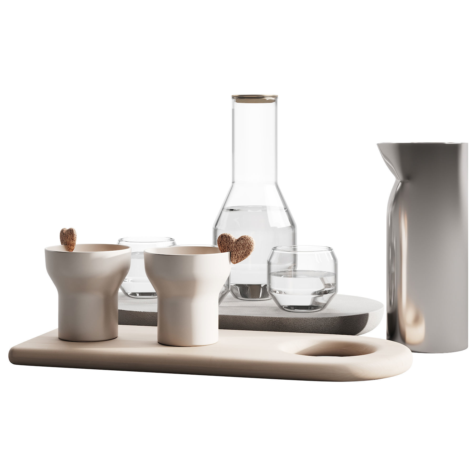 127 eat and drinks decor set 01 coffee and water kit 01 3D model_5