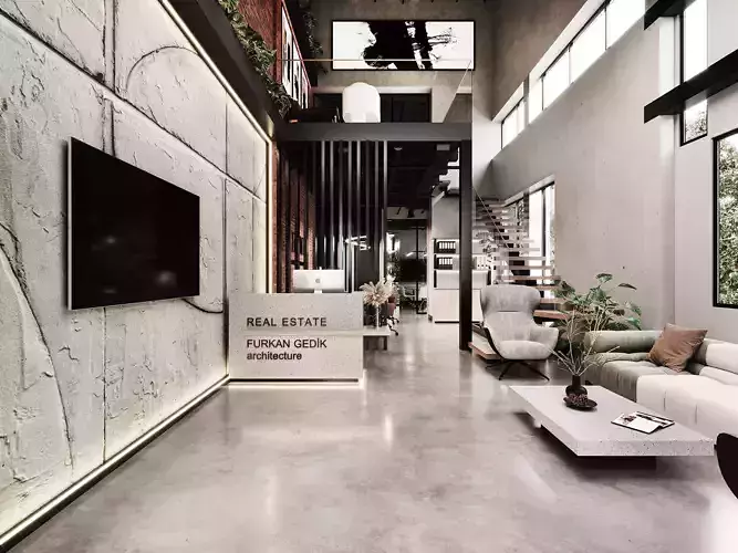 Loft Office Designed by FGM