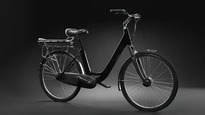 Classical Bike in Black and Chrome