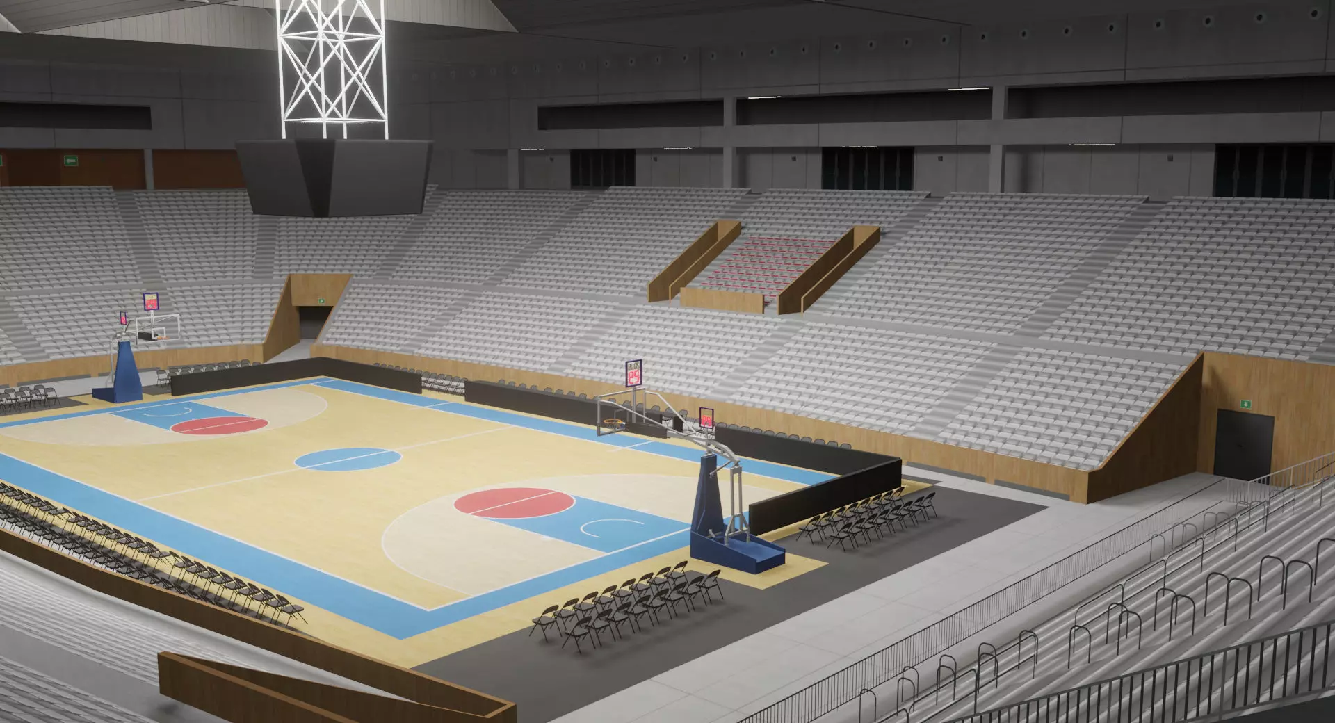 Pavello Municipal Girona-Fontajau Spain 3D model