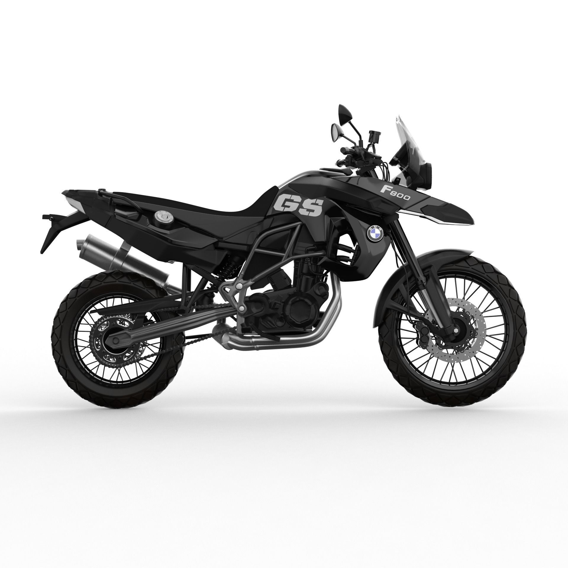F800gs 2009 Black Edtion 3D model_8