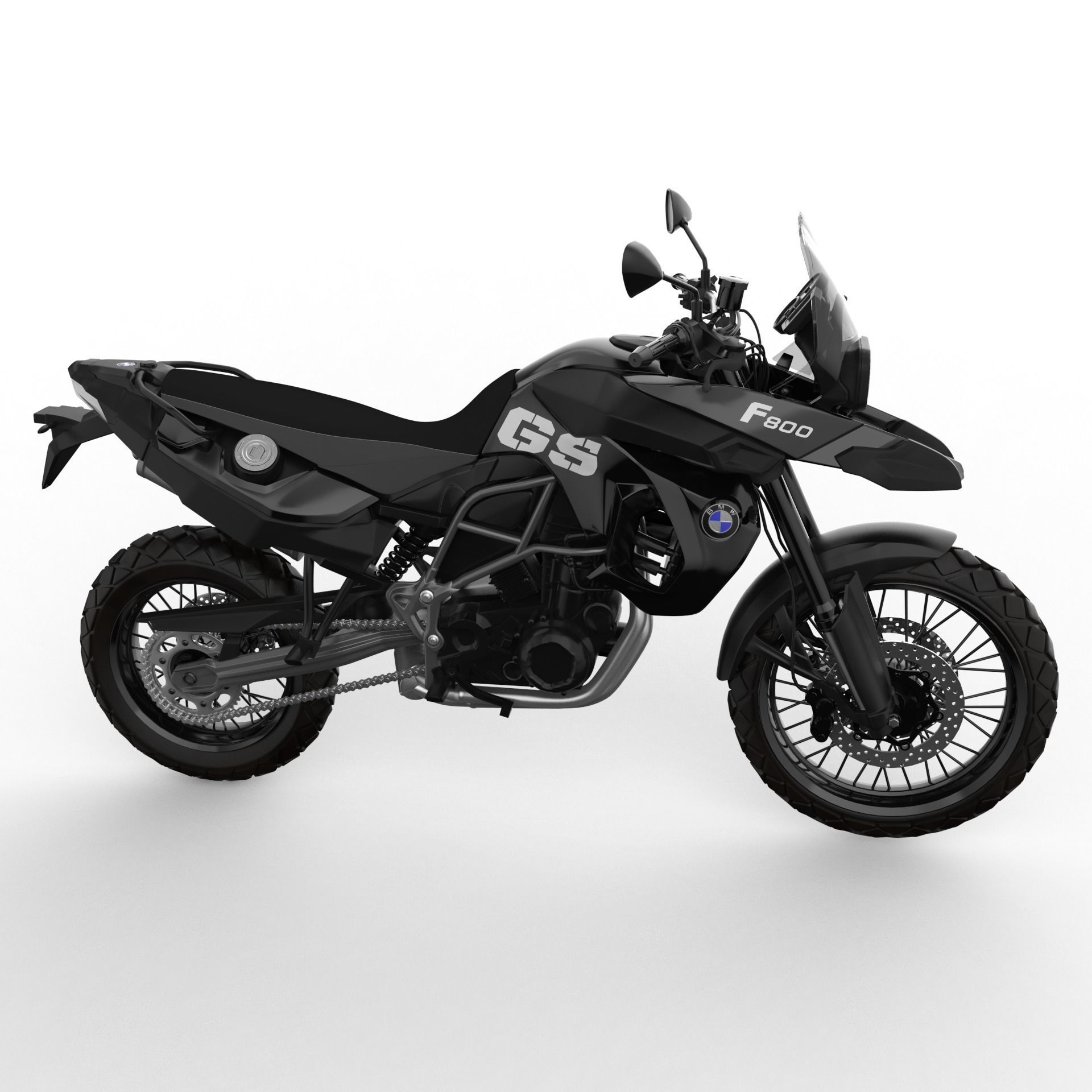 F800gs 2009 Black Edtion 3D model_4