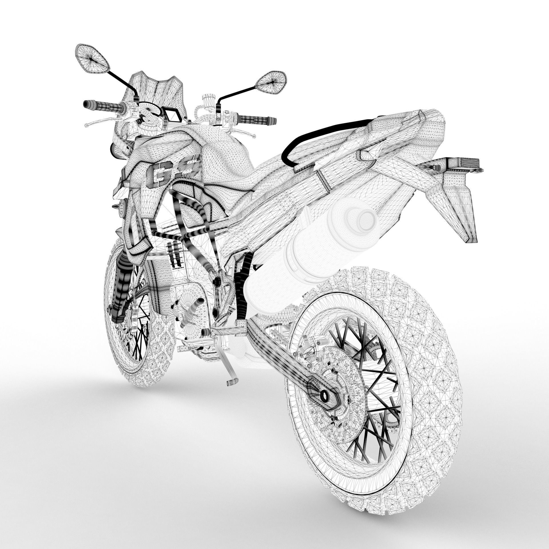 F800gs 2009 Black Edtion 3D model_12