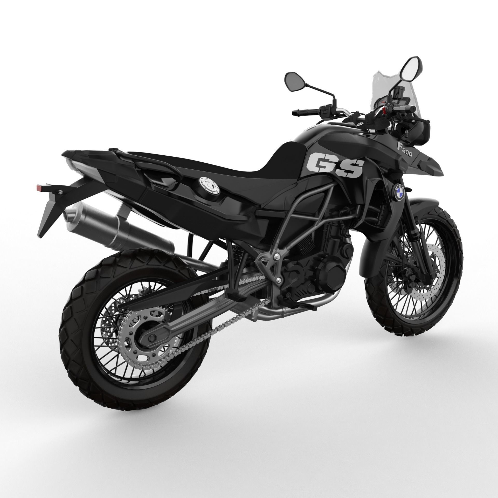F800gs 2009 Black Edtion 3D model_2