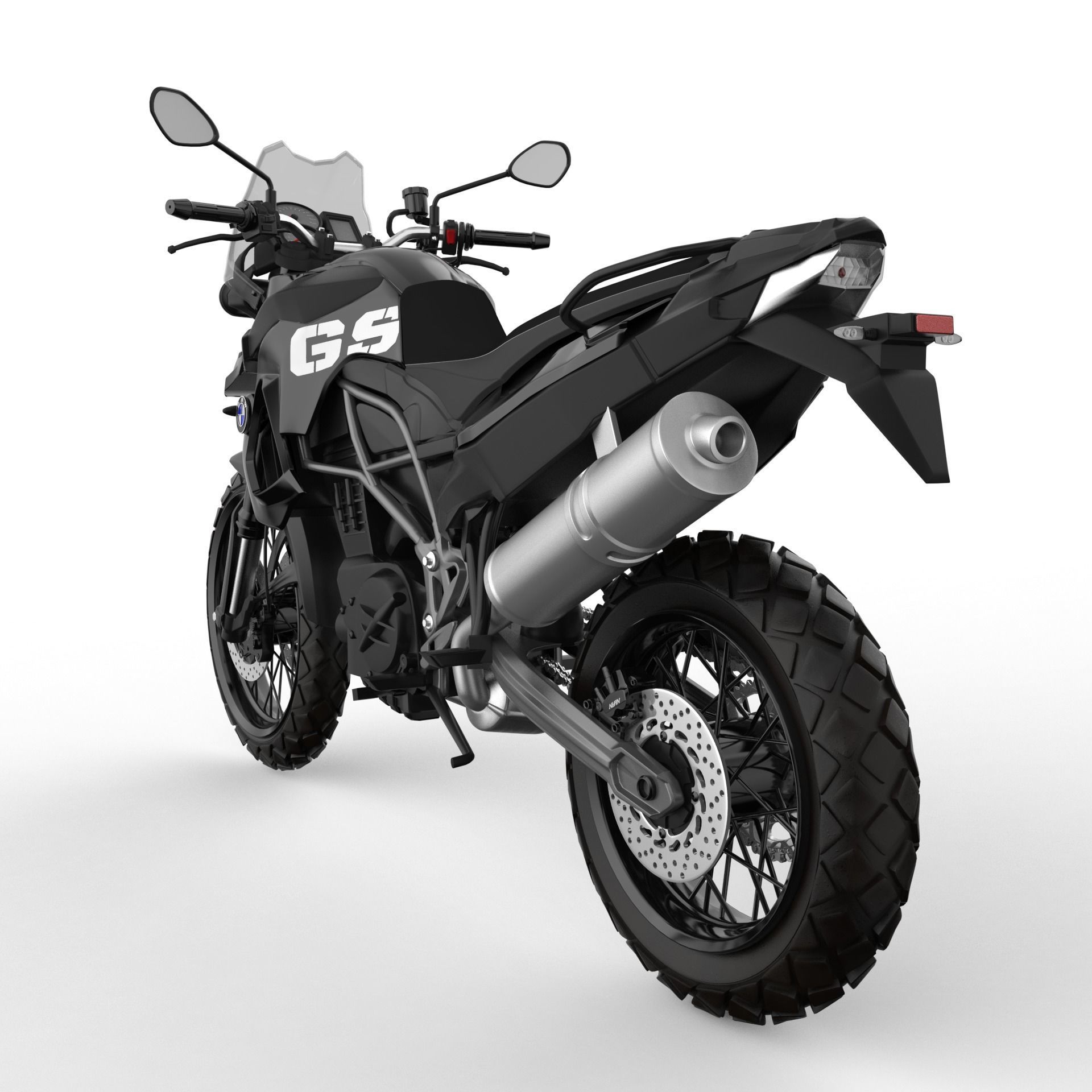 F800gs 2009 Black Edtion 3D model_3