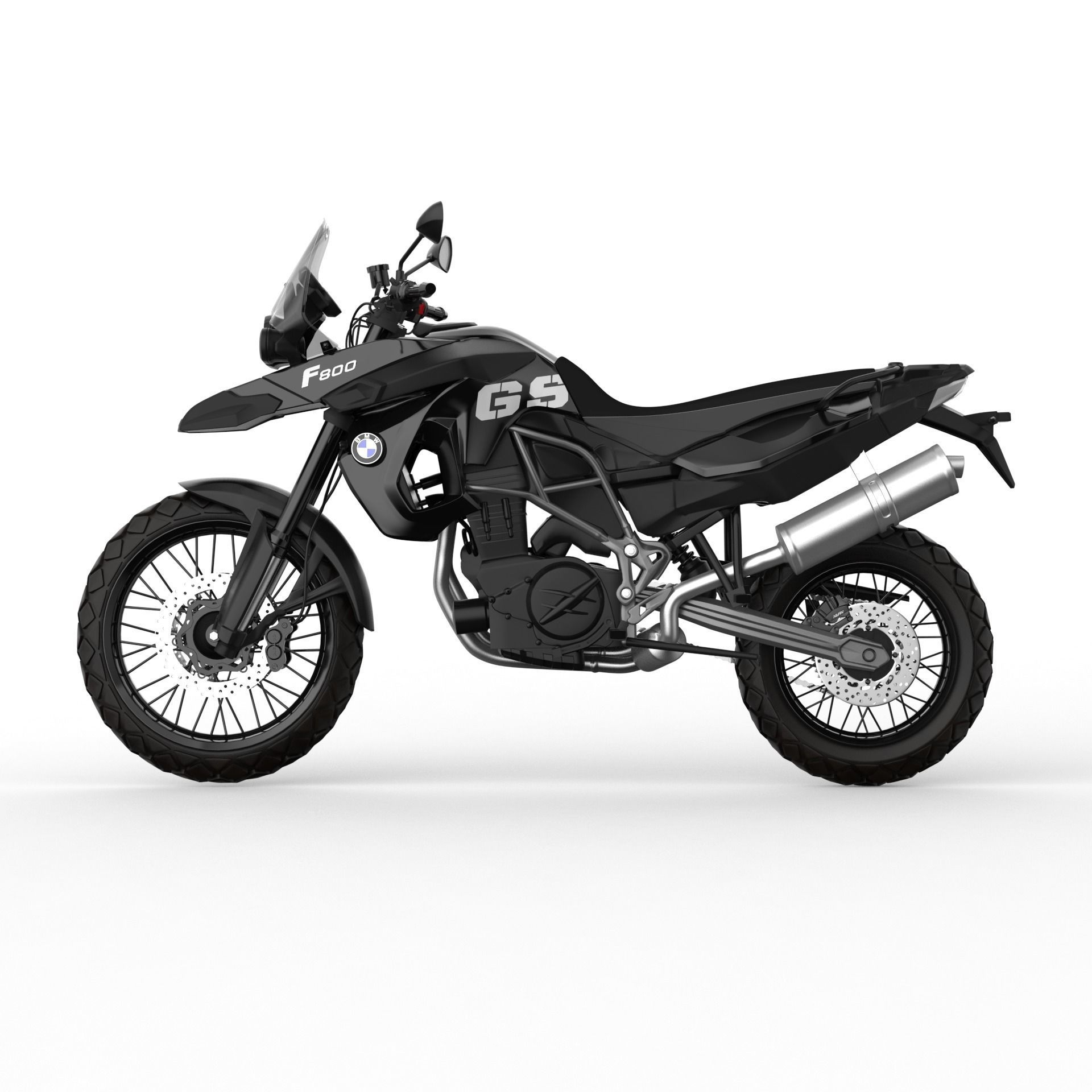 F800gs 2009 Black Edtion 3D model_9