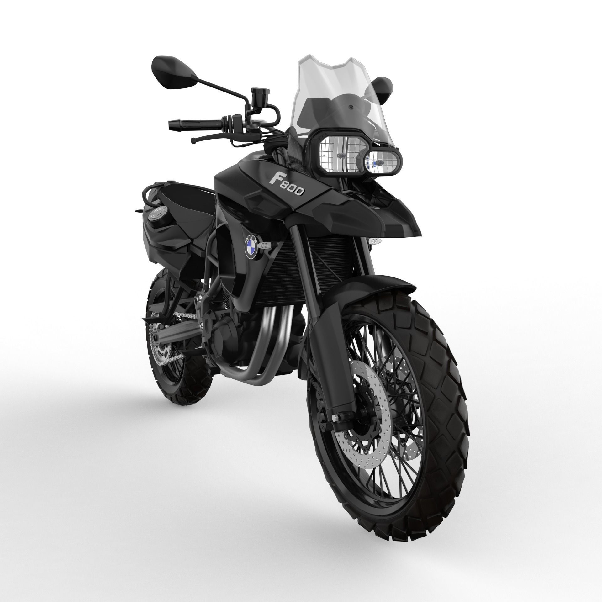 F800gs 2009 Black Edtion 3D model_1
