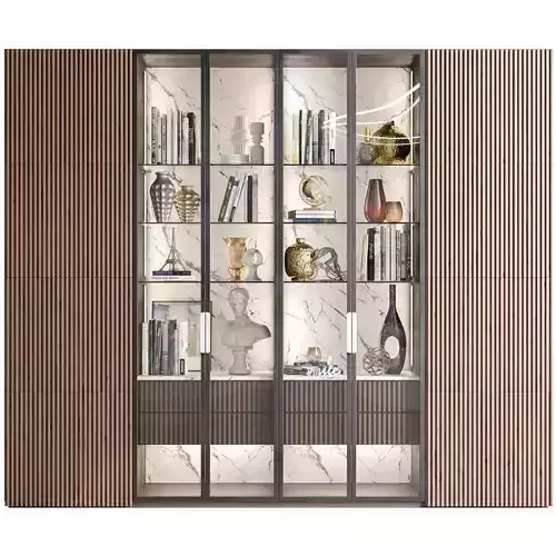 Large wardrobe with decor