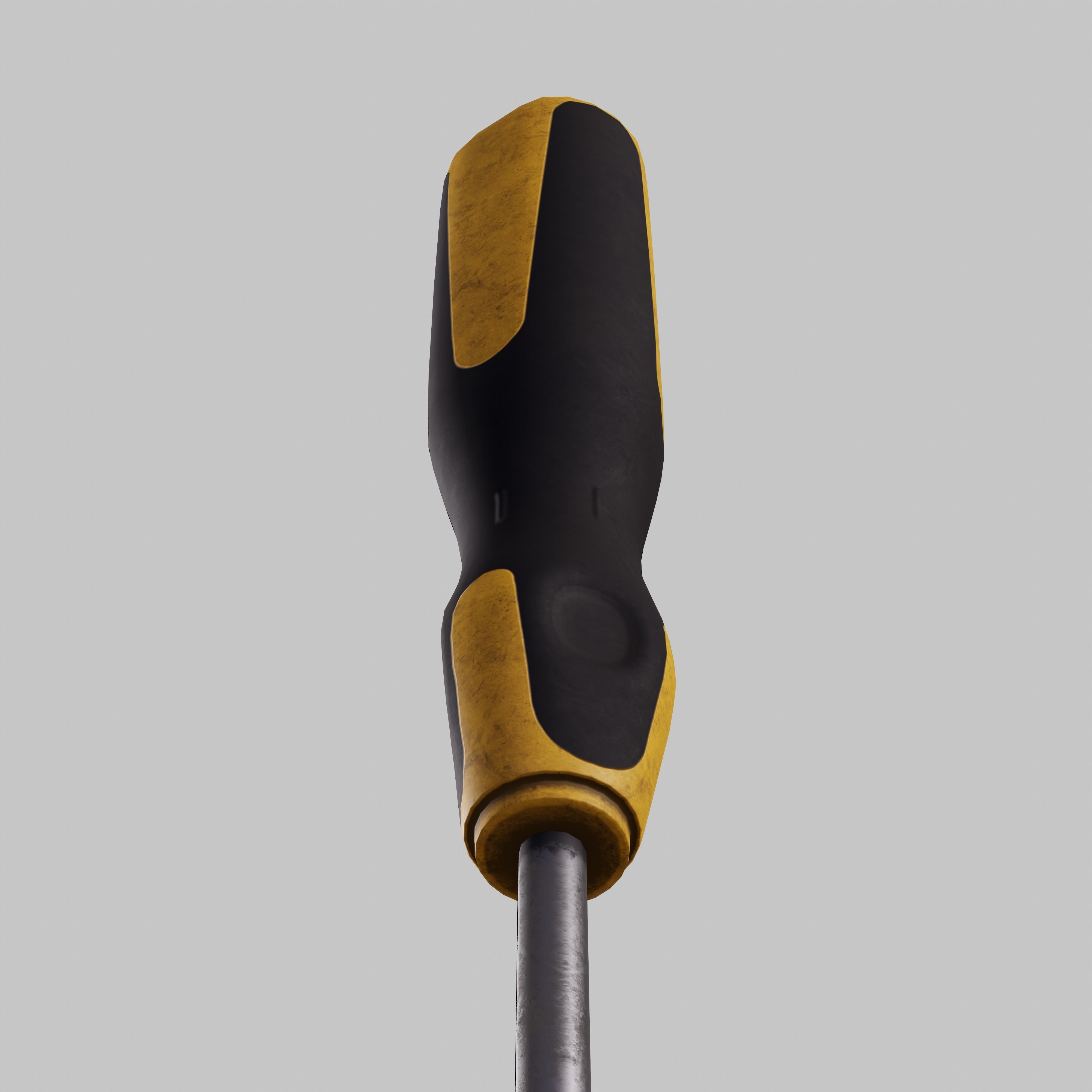 Screw Driver  Low-poly 3D model_3