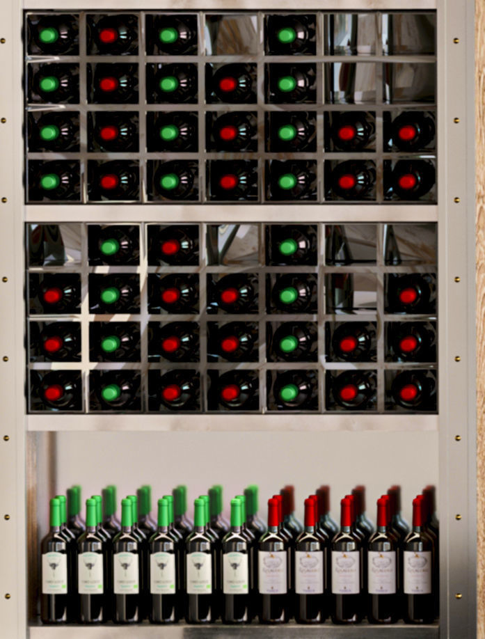 Large bar in the hotel with alcohol 3D model_3