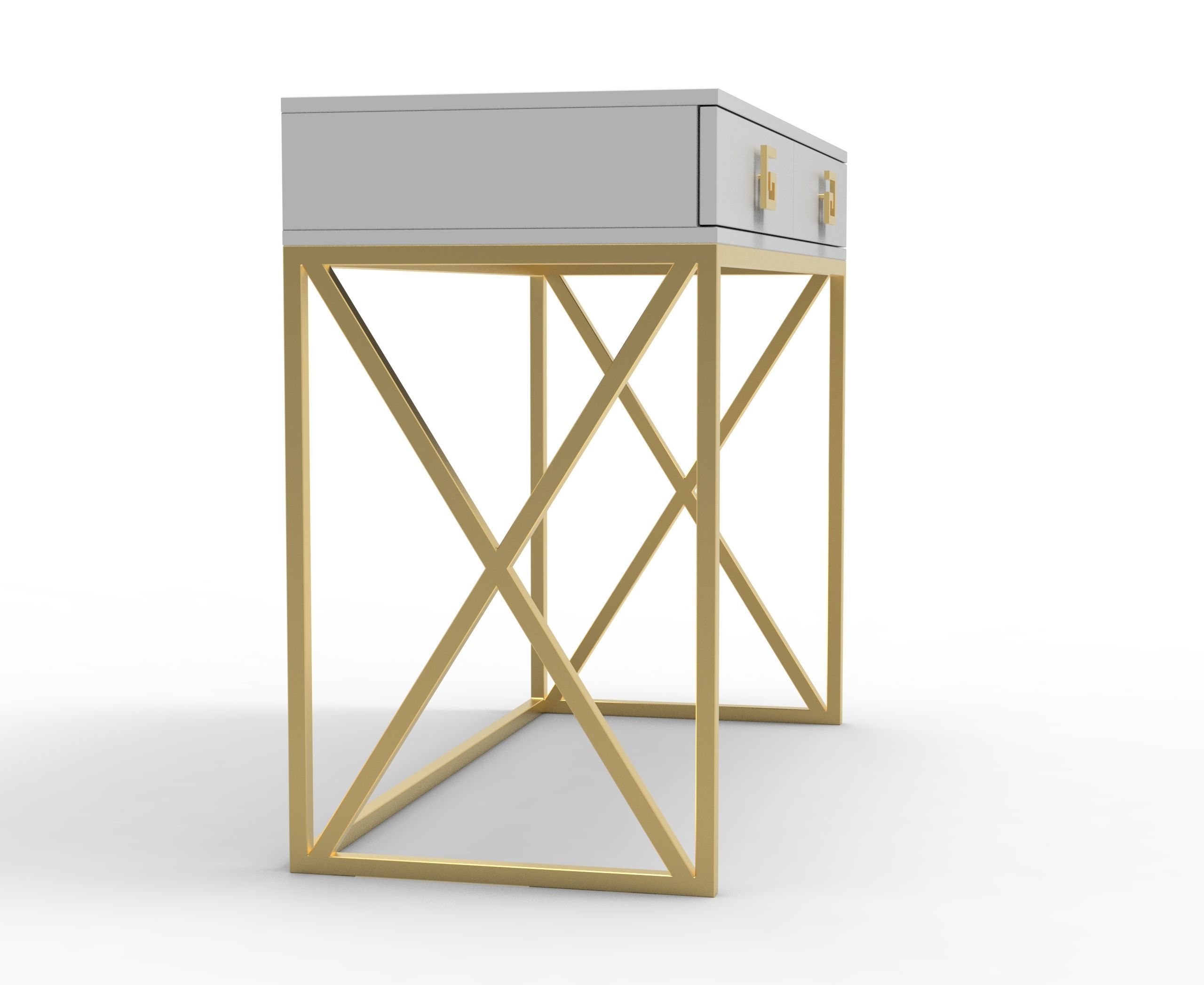 Console table PCF-005-001 Free 3D model_2