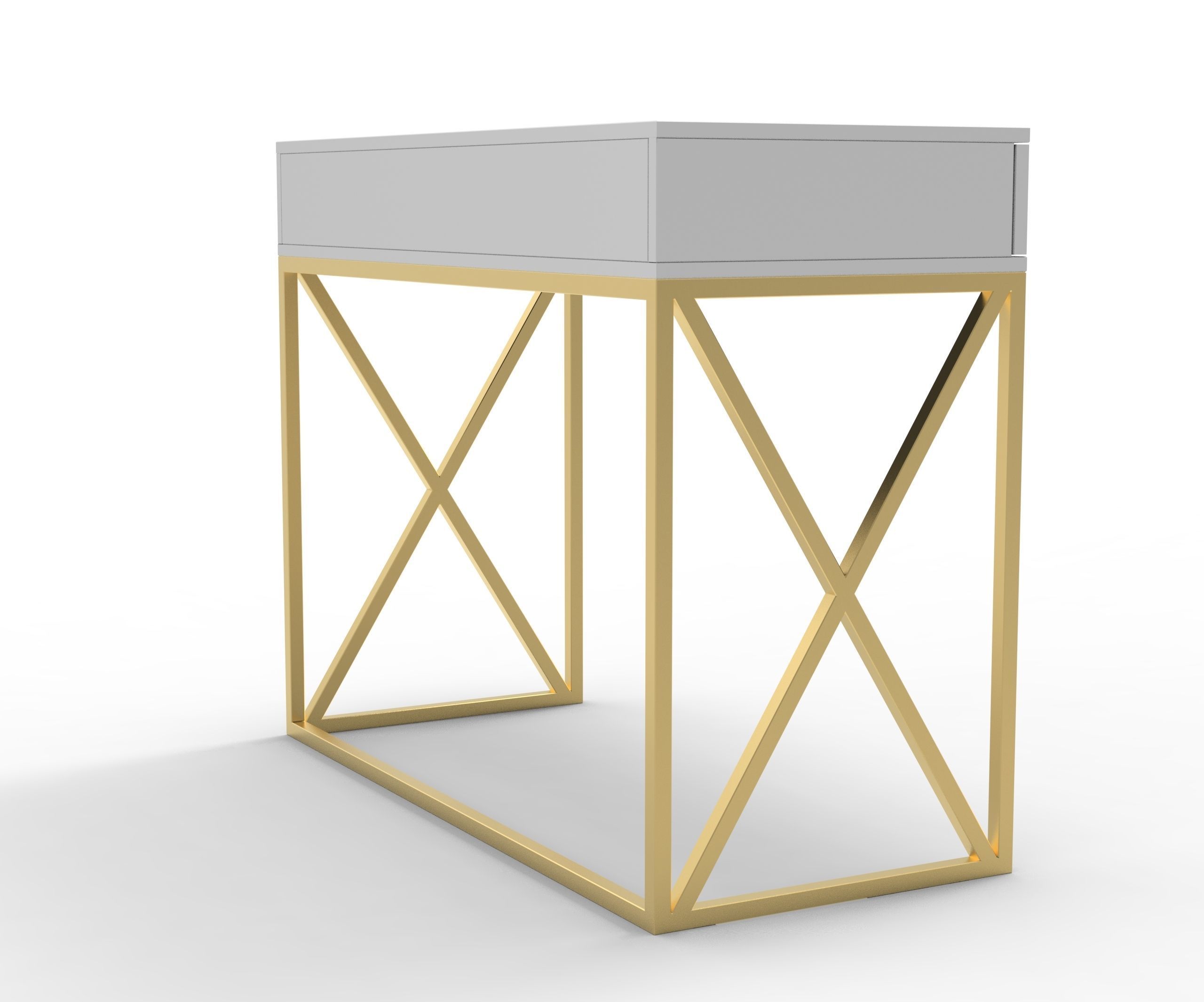 Console table PCF-005-001 Free 3D model_4