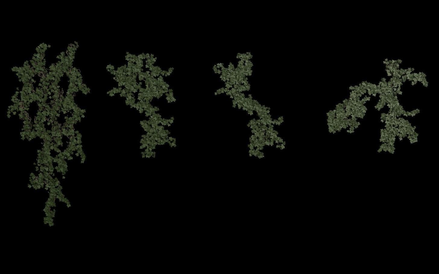 Grass Pack Low-poly 3D model_2