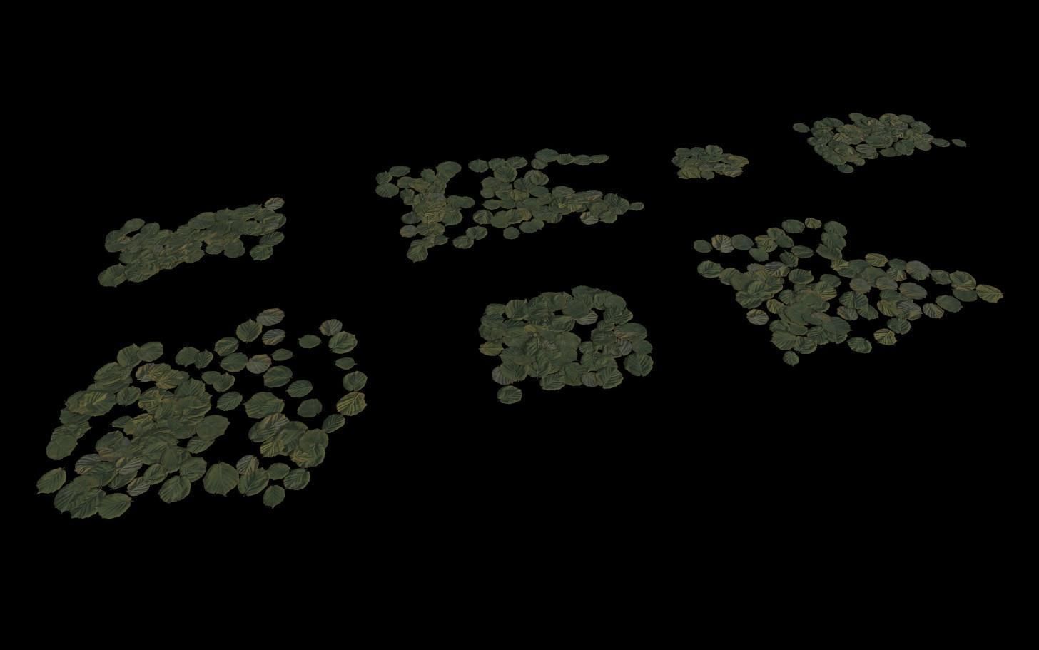 Grass Pack Low-poly 3D model_3