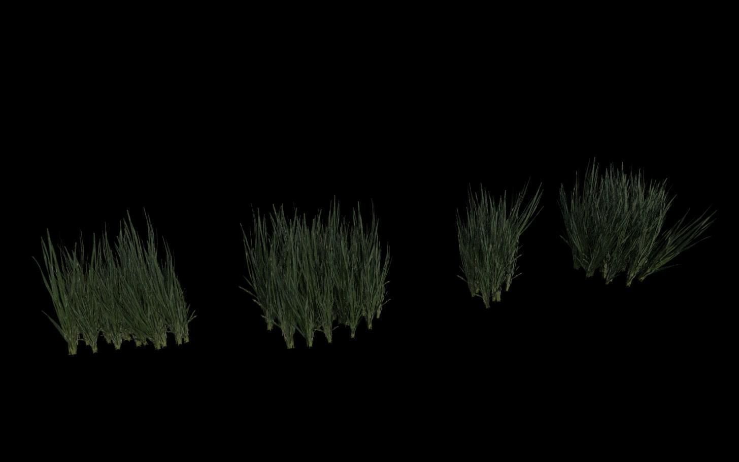 Grass Pack Low-poly 3D model_18