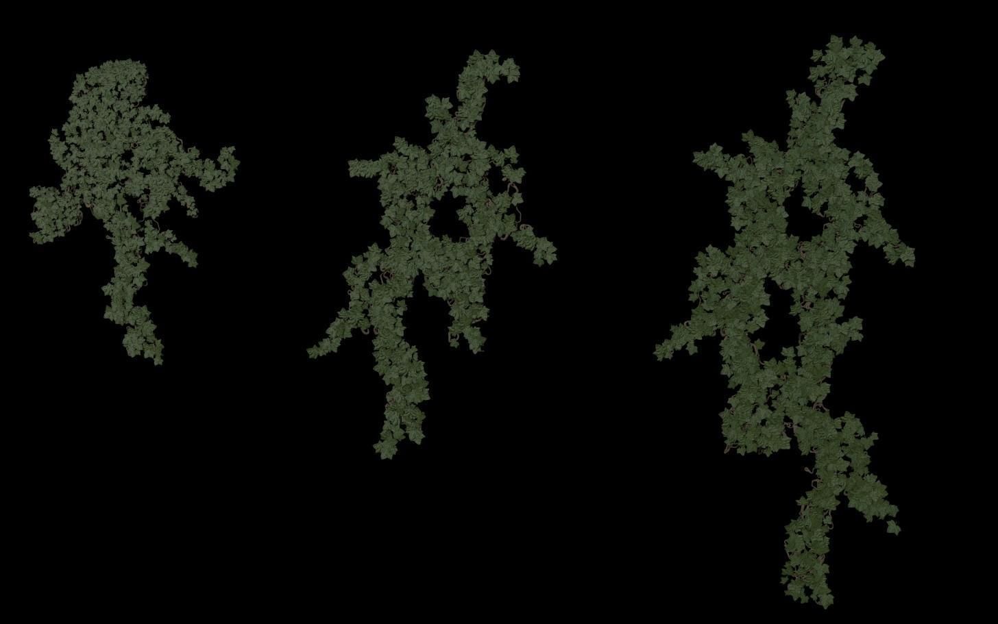 Grass Pack Low-poly 3D model_1