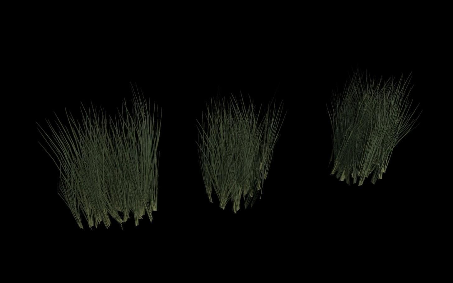 Grass Pack Low-poly 3D model_20