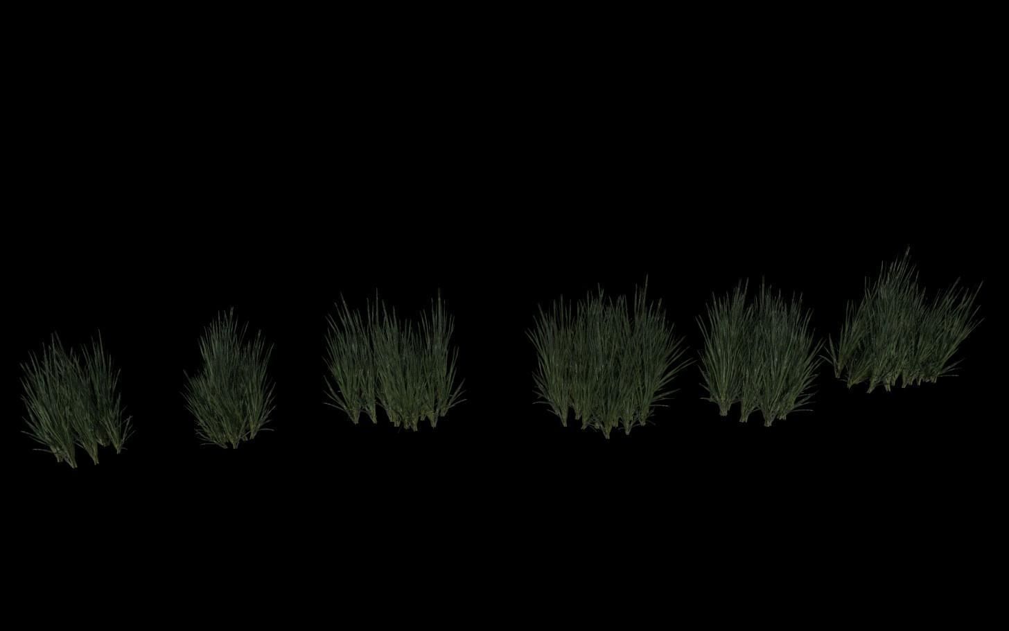 Grass Pack Low-poly 3D model_17