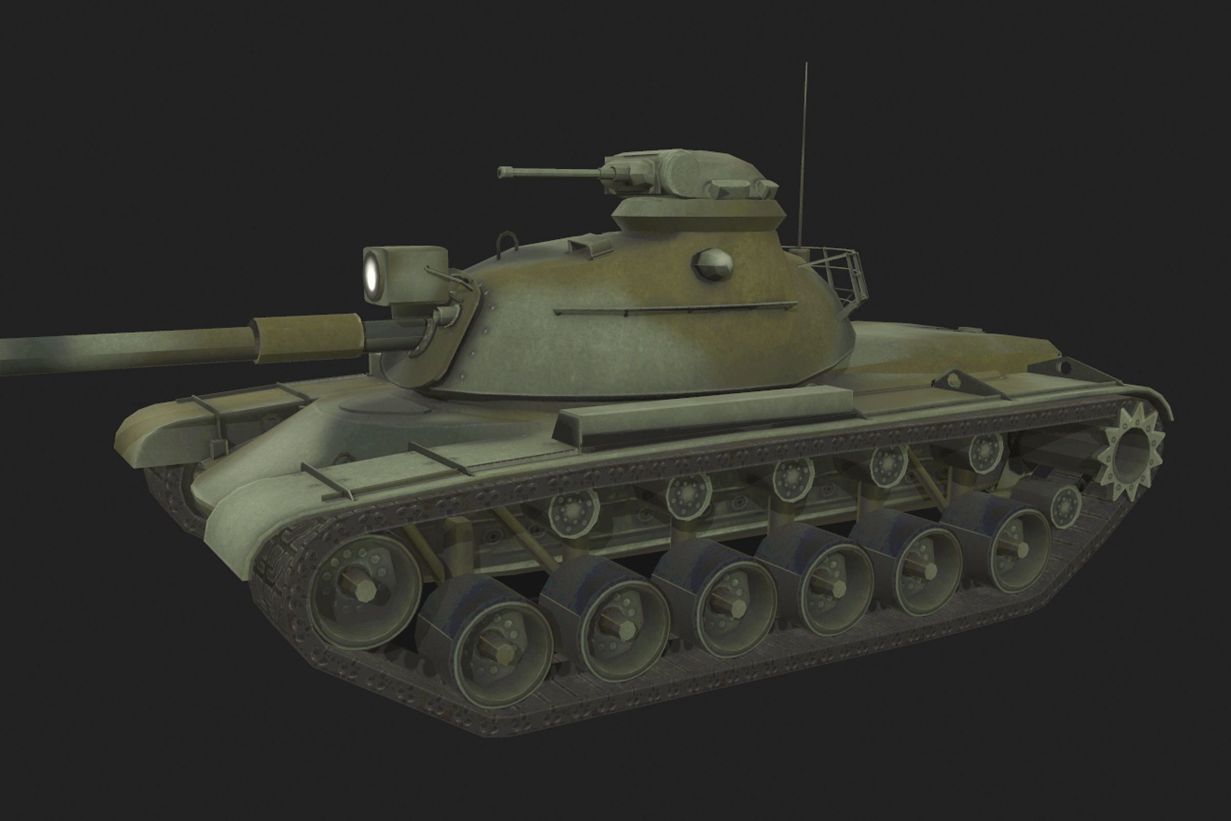 Tank pack Low-poly 3D model_14