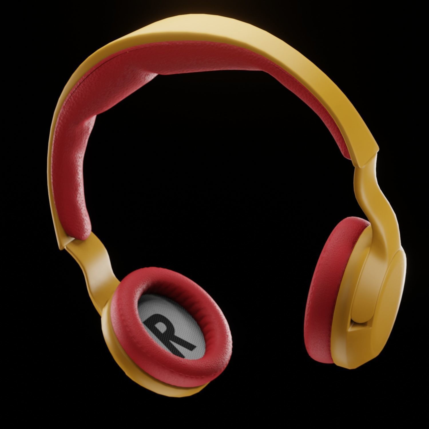 Head phone 3D model_3