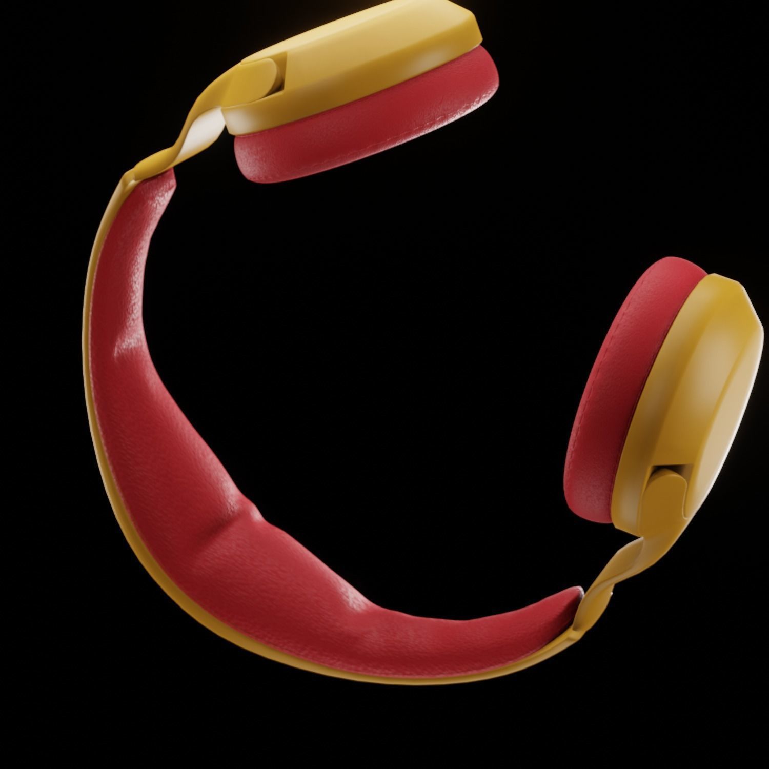 Head phone 3D model_4