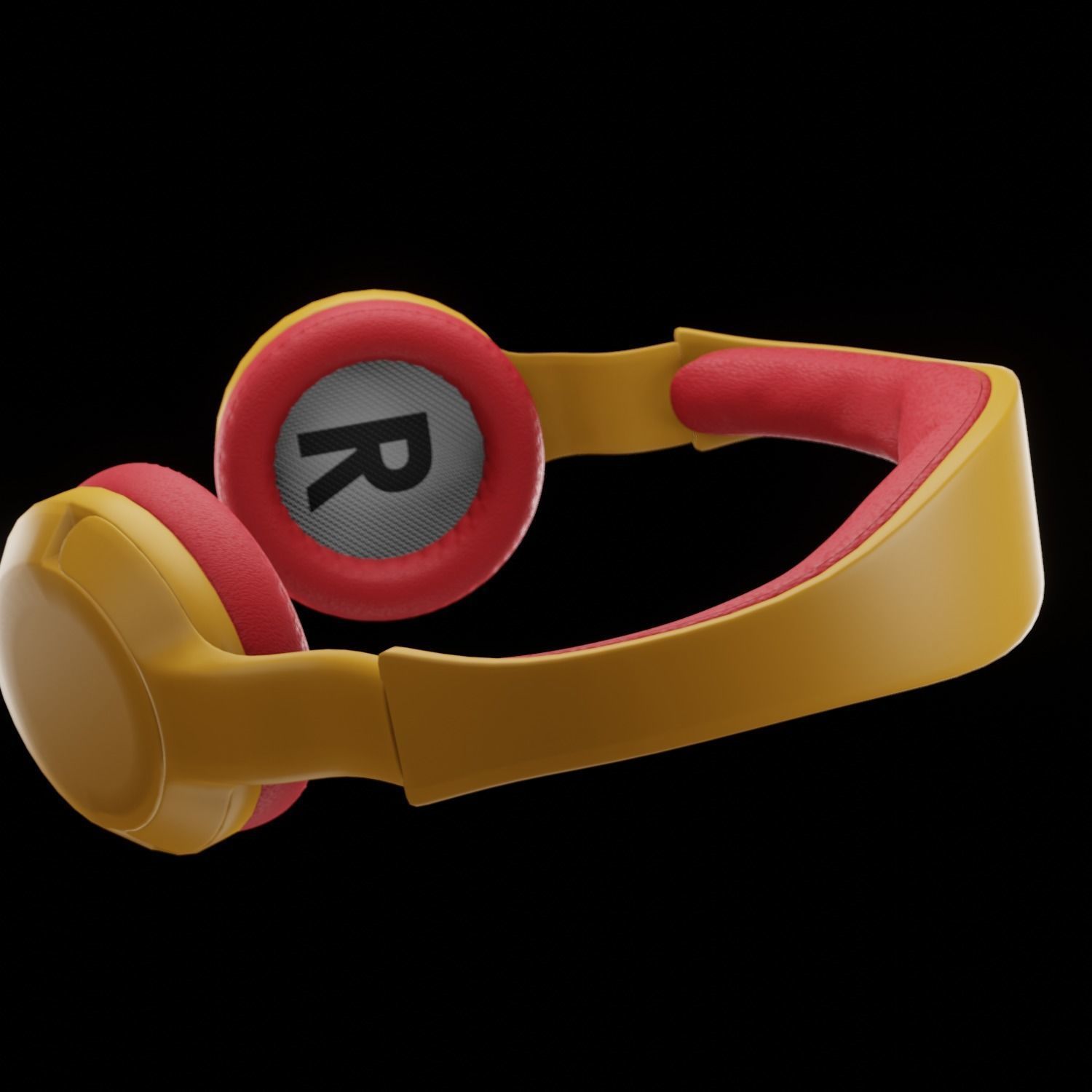 Head phone 3D model_1