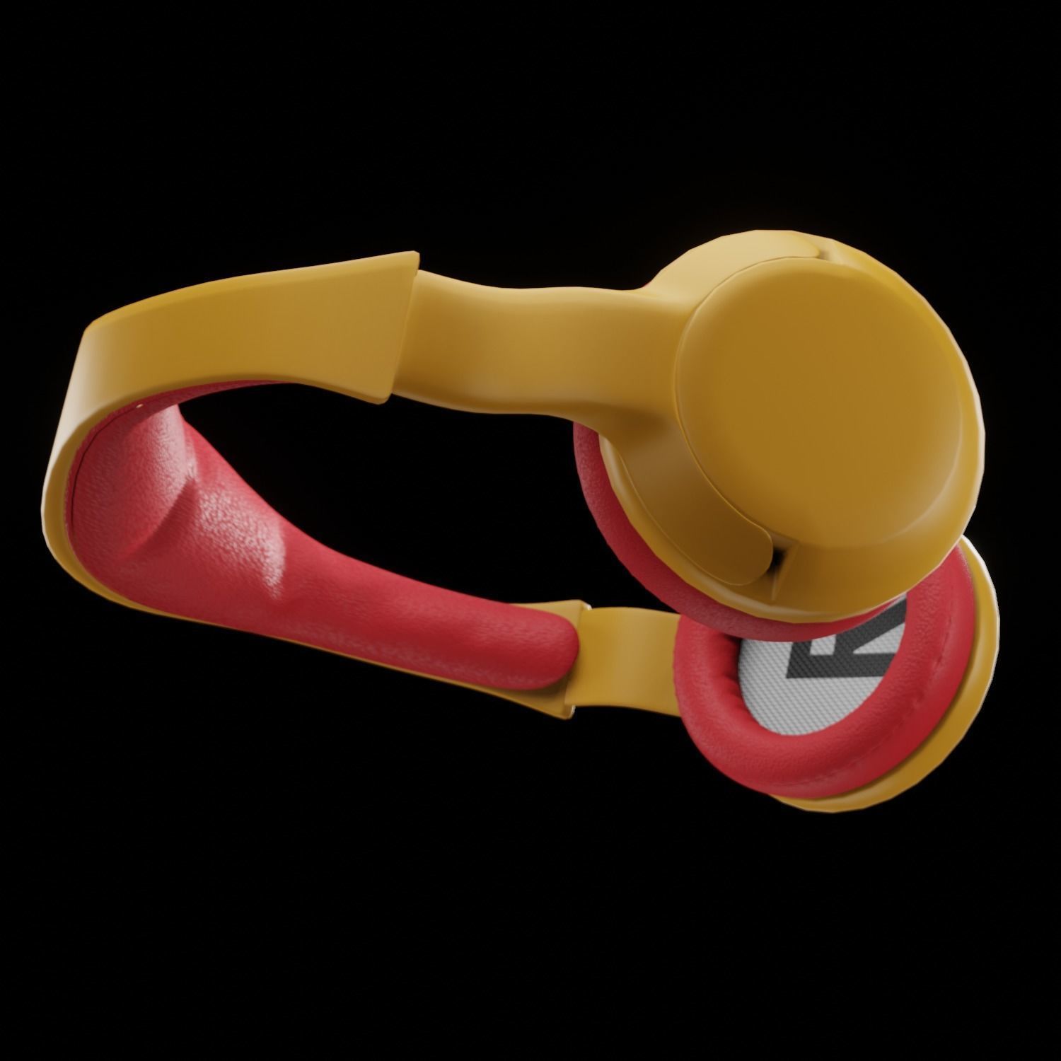 Head phone 3D model_2