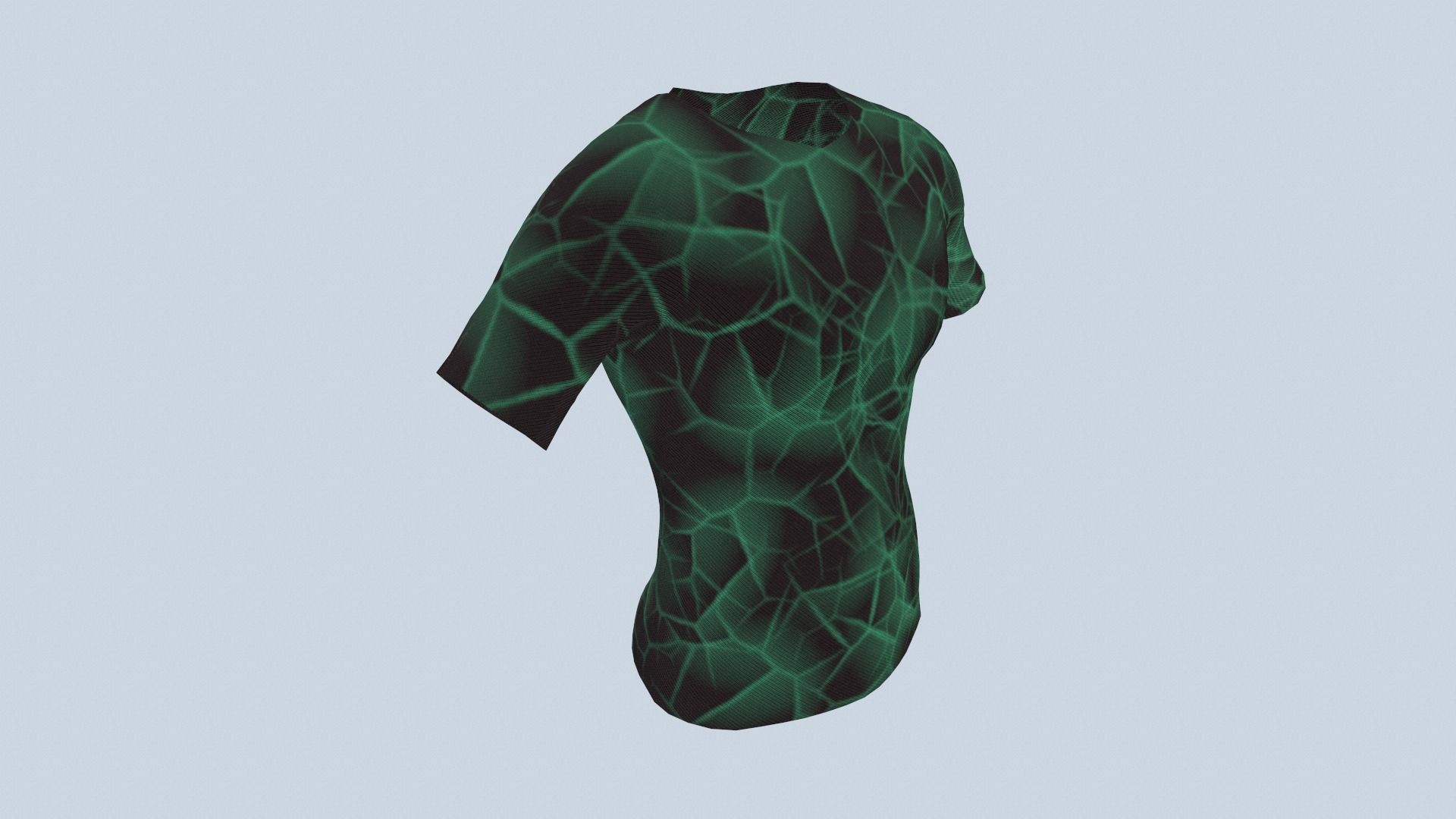 T-shirt Low-poly 3D model_1