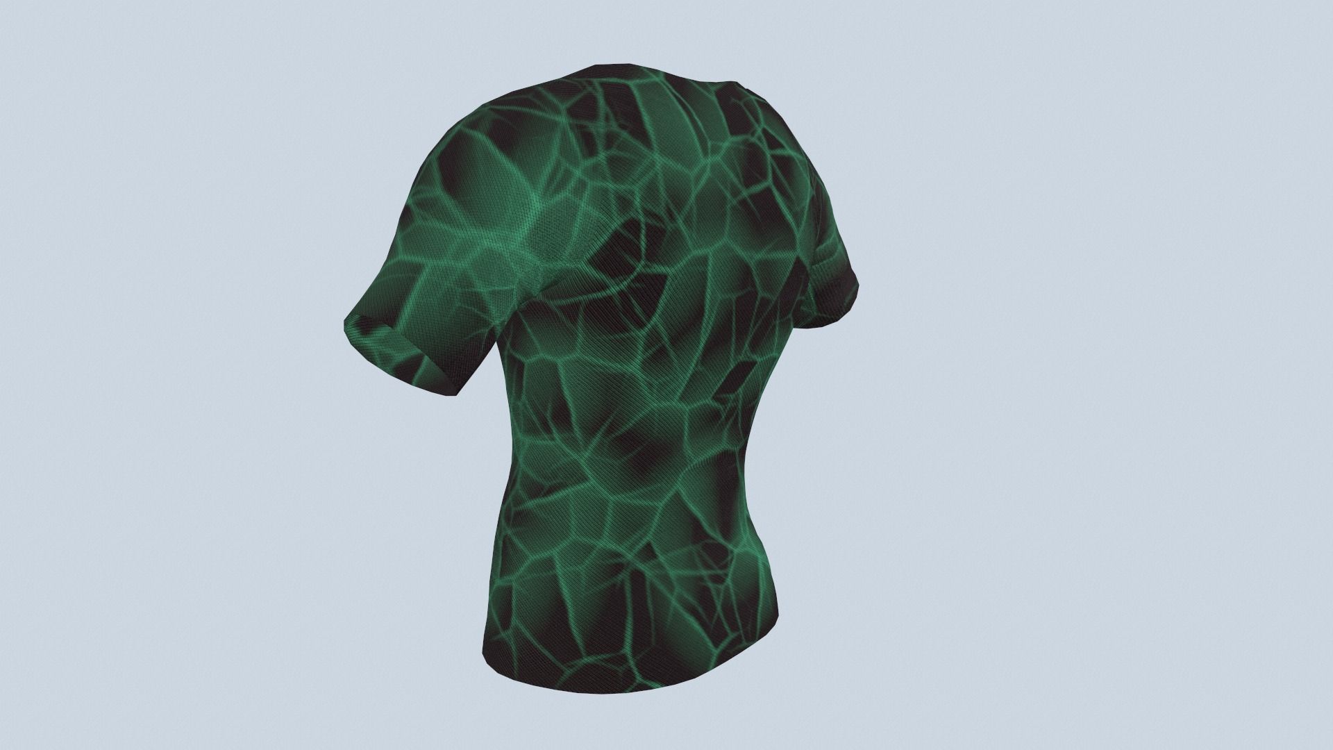 T-shirt Low-poly 3D model_2