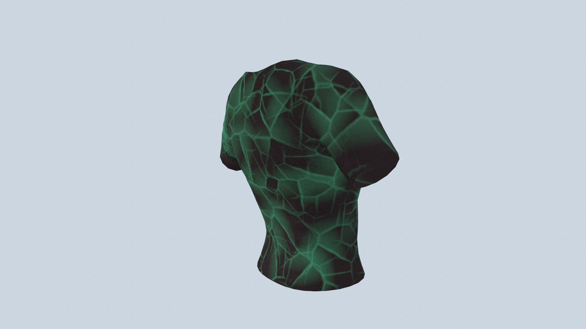 T-shirt Low-poly 3D model_4