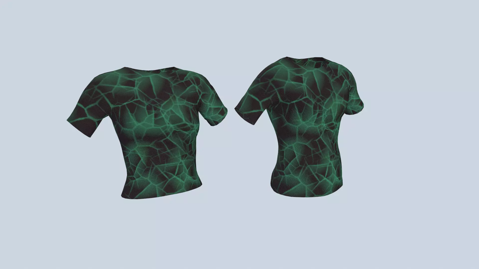 T-shirt Low-poly 3D model_0