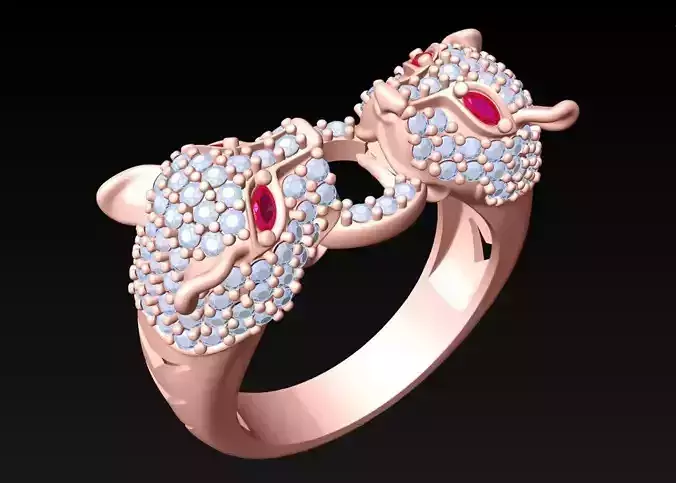 Leopard Ring - N1931