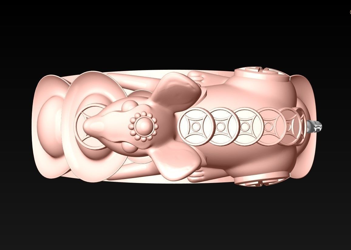Mouse Rings - N1009 3D print model_4