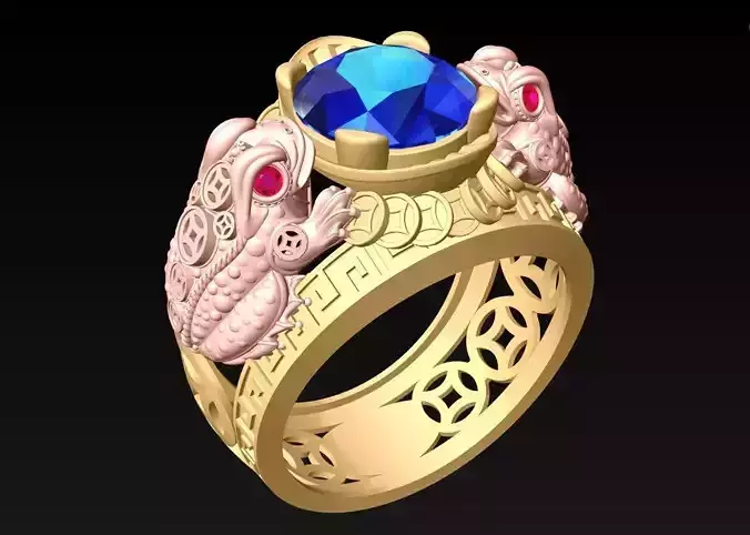 Toad ring - Jin Chan ring - N1900