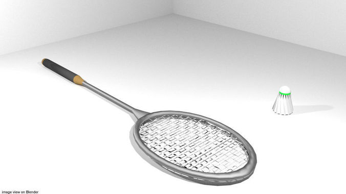 Sport Equipment - Badminton 3D model