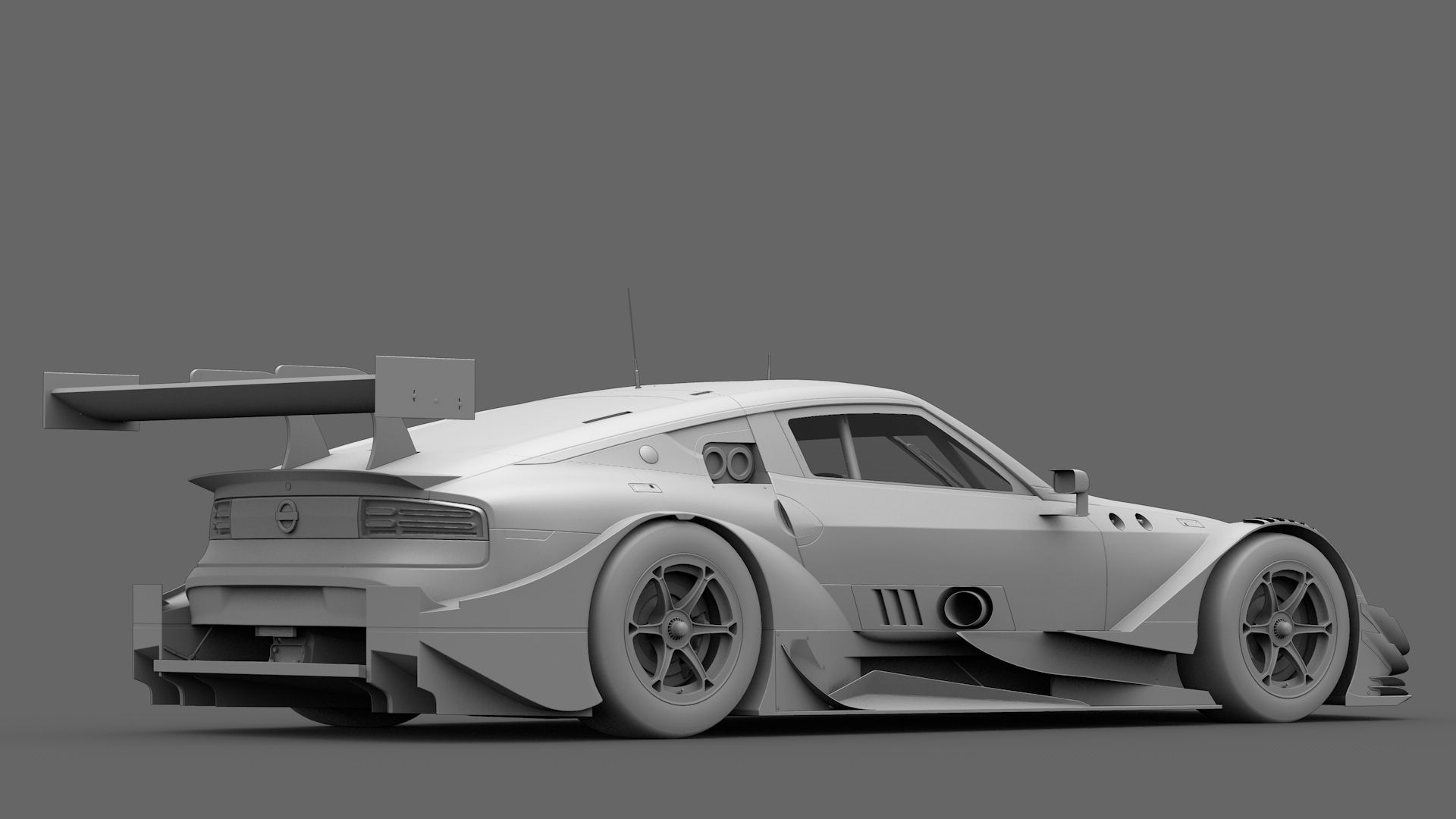 Nissan Z400 GT500 Super GT 2022 2023 Nismo Exterior Interior Low-poly 3D model_12