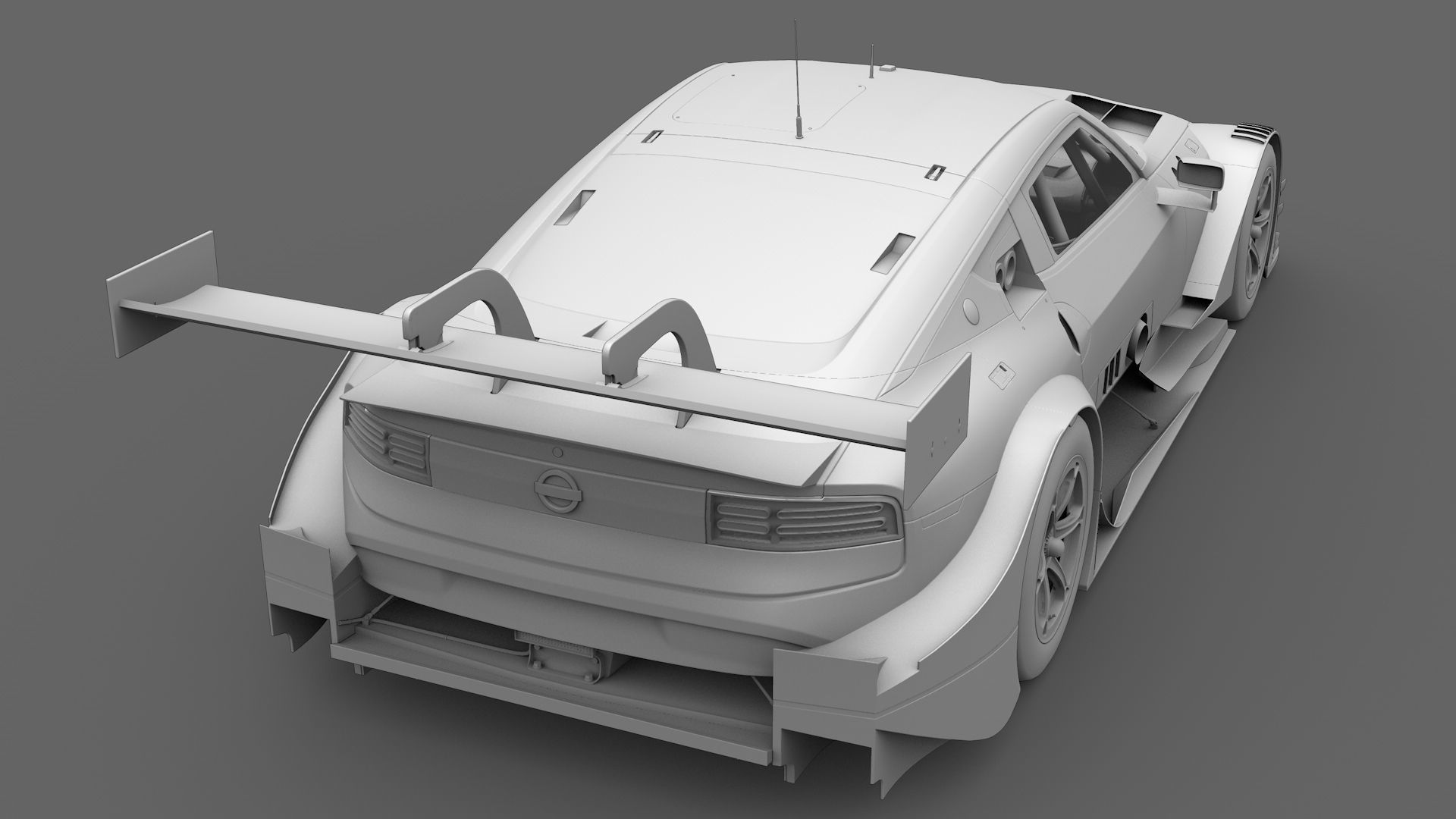 Nissan Z400 GT500 Super GT 2022 2023 Nismo Exterior Interior Low-poly 3D model_13