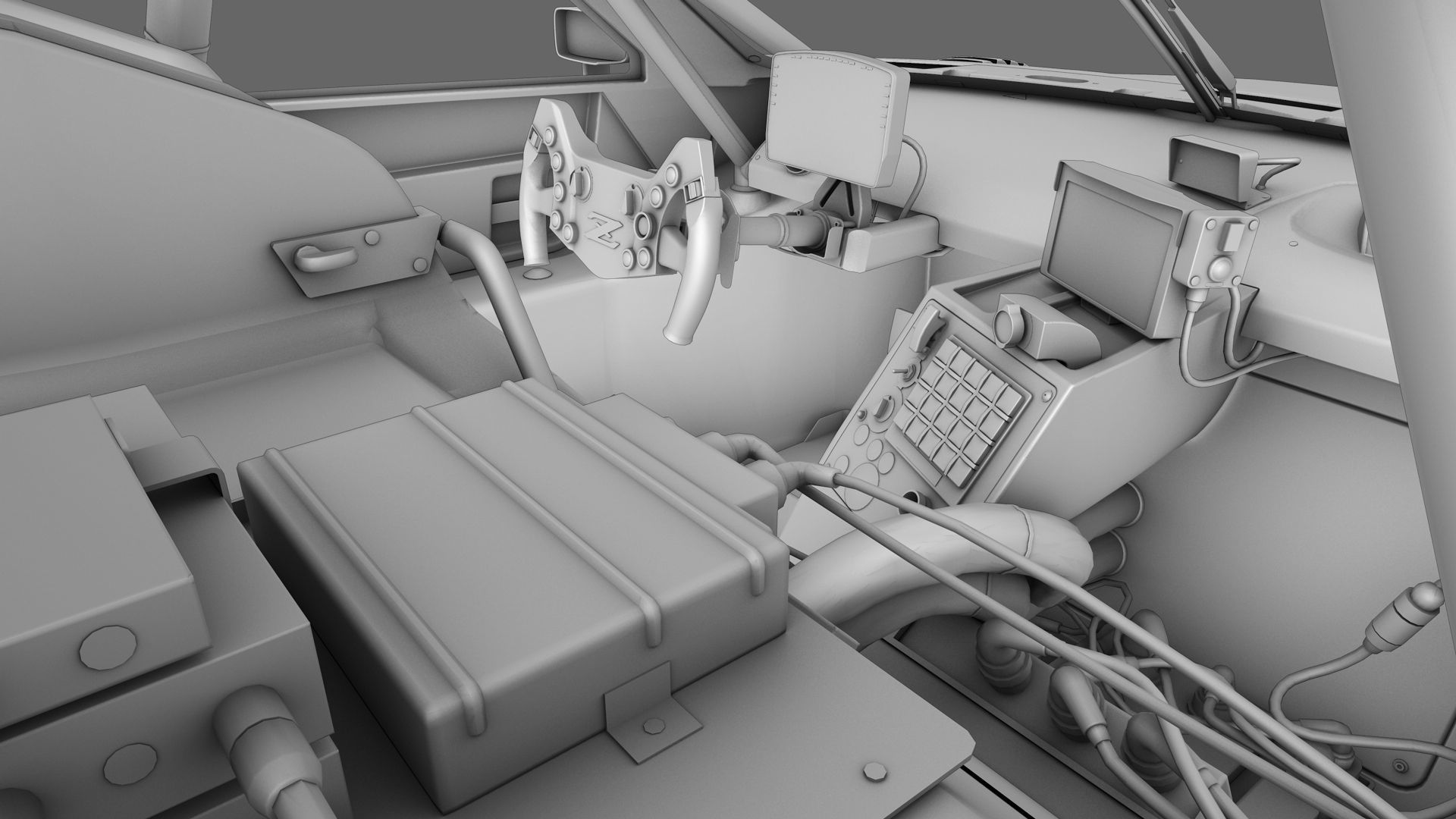 Nissan Z400 GT500 Super GT 2022 2023 Nismo Exterior Interior Low-poly 3D model_19