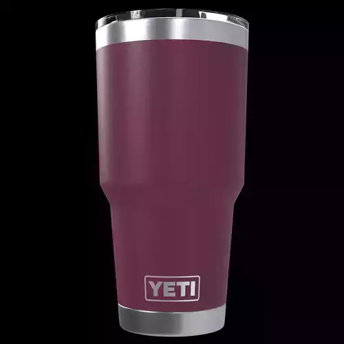 yeti rambler 30 oz harvestred 3D model