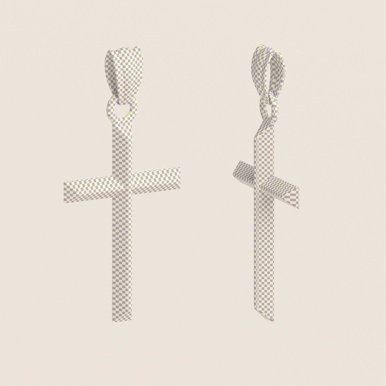 GOLDEN CROSS 3D model_2