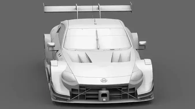 Nissan Z400 GT500 Super GT 2022 2023 Nismo Exterior Low-poly 3D model