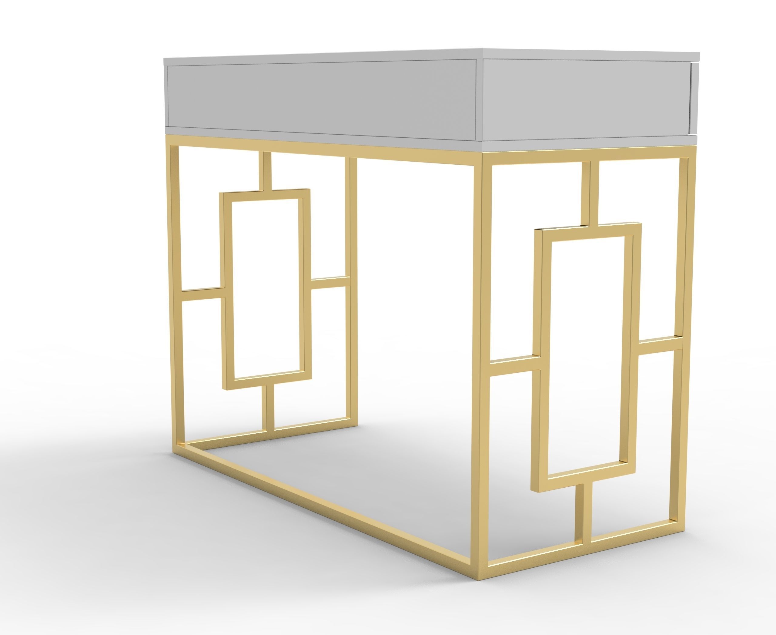 Console table PCF-006-001 Free 3D model_2