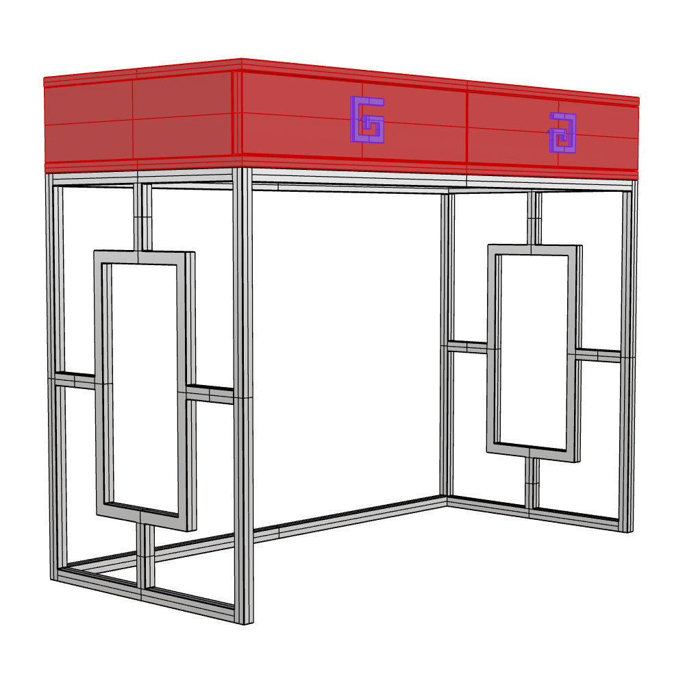 Console table PCF-006-001 Free 3D model_8