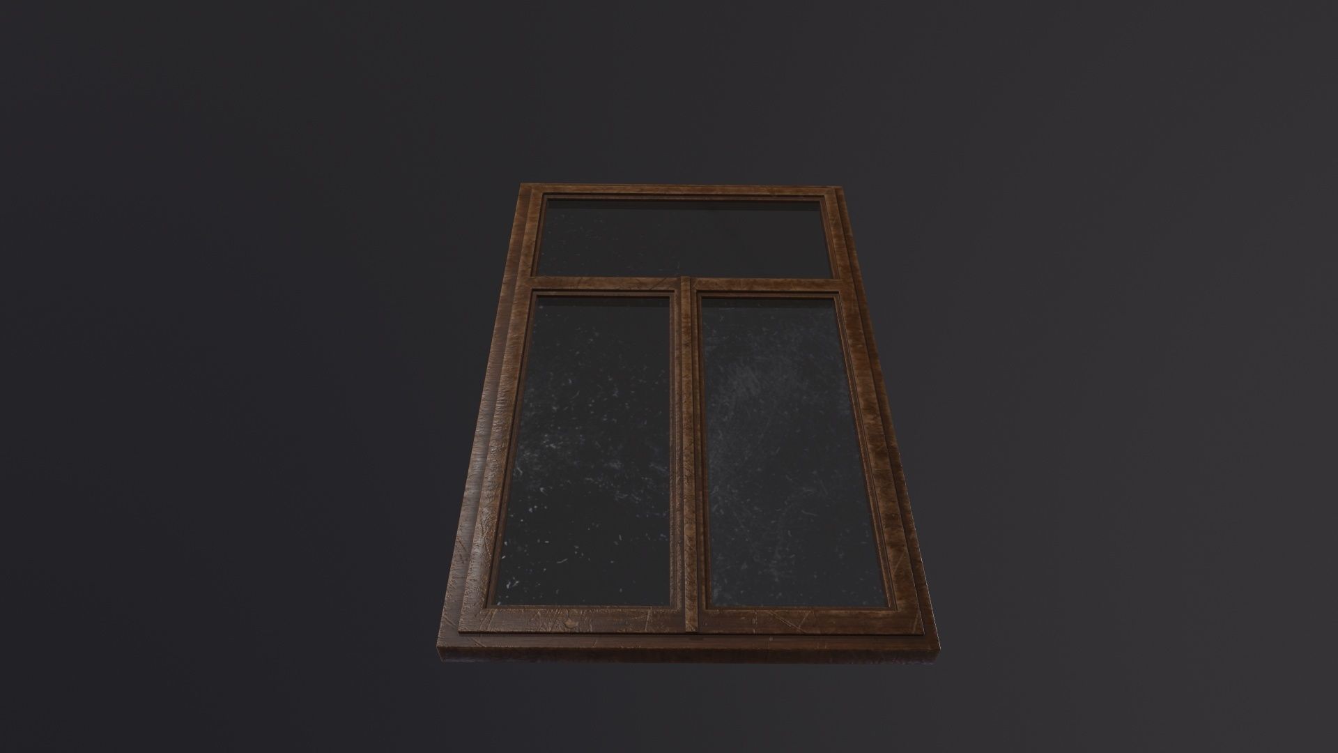 Old Window 3D Model Low-poly 3D model_5